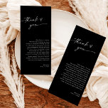 Nota del Boda Minimalista Moderno<br><div class="desc">Este hermoso Boda de Gracias Nota incluye caligrafía escrita a mano con un diseño moderno minimalista, un acento perfecto para su boda o evento especial. Usa esta tarjeta de agradecimiento para cualquier ocasión, ya sea tu boda, una ducha de novia o de bebé, una fiesta de compromiso, un fiesta de...</div>