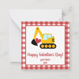 Nota del El día de San Valentín de excavación