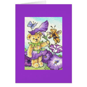 Nota del espacio en blanco del peluche de la