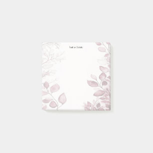 Nota del Modern Red Leaves Post
