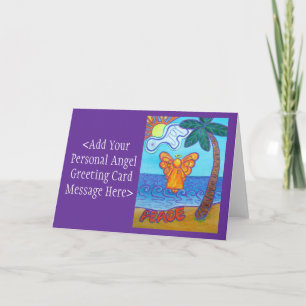 Nota del Personalizado de arte de Angel de Playa o