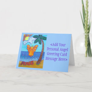 Nota del Personalizado de arte de Angel de Playa o