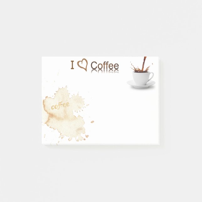 Nota del Poste-it® del amante certificado del café (Anverso)