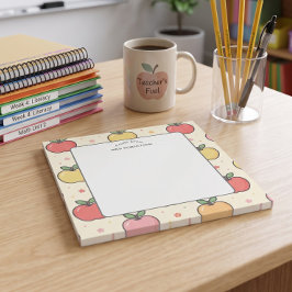 Nota del profesor Cuaderno de patrones de manzana