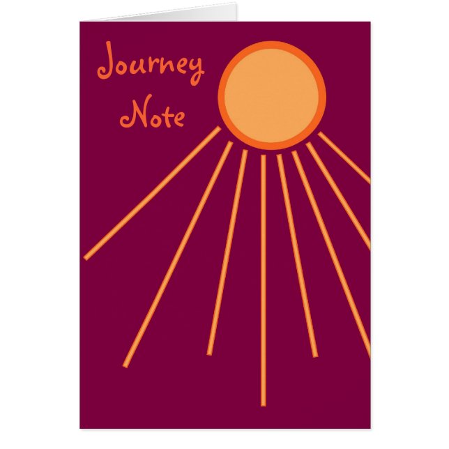 Nota del viaje (Frente)