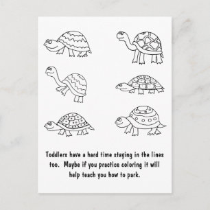 Nota Divertida de Mal Aparcamiento