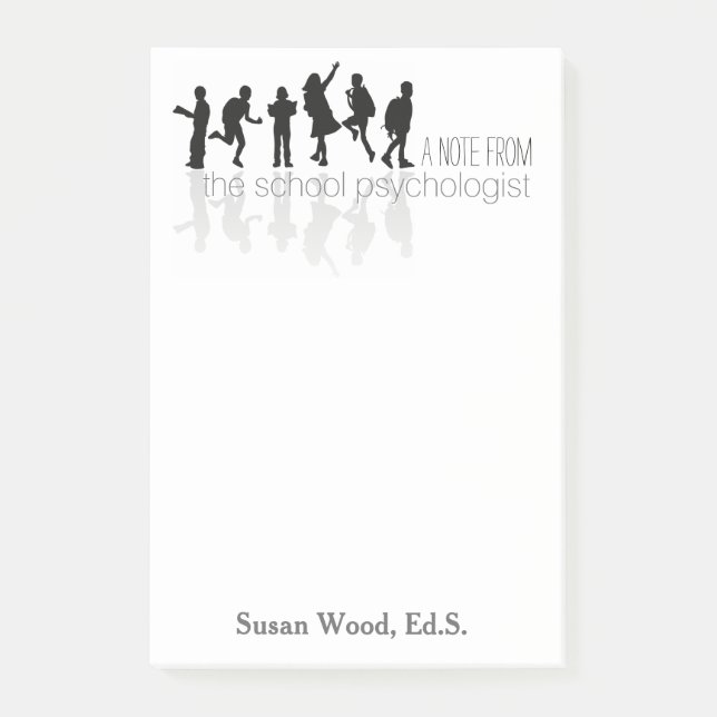 Nota grande del Poste-it® del psicólogo de encargo (Anverso)