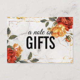 Nota media sobre los regalos Marble Dreams Naranja