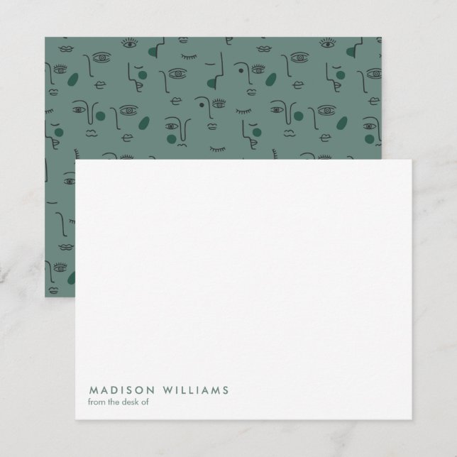 Nota moderna de moda monográfica (Anverso / Reverso)