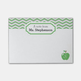 Nota Monogramada del maestro de Apple Cute Green C