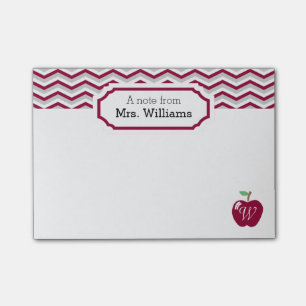 Nota Monogramada del maestro de Maroon Chevron App