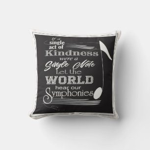 Nota musical 16x16 almohada