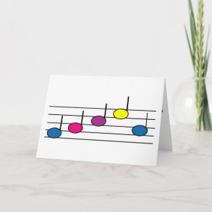Nota musical Colorida