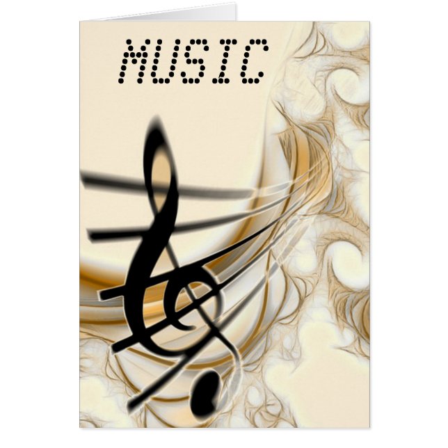 Nota musical elegante (Frente)