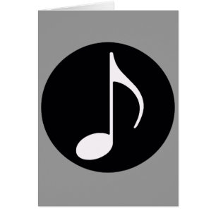 nota musical ~ negro