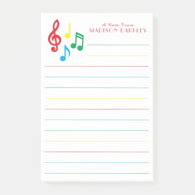 Nota Musical Profesor de Música (Anverso)