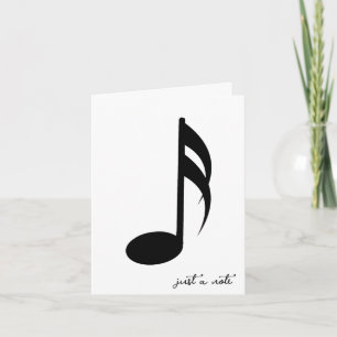 Nota musical sobre blanco