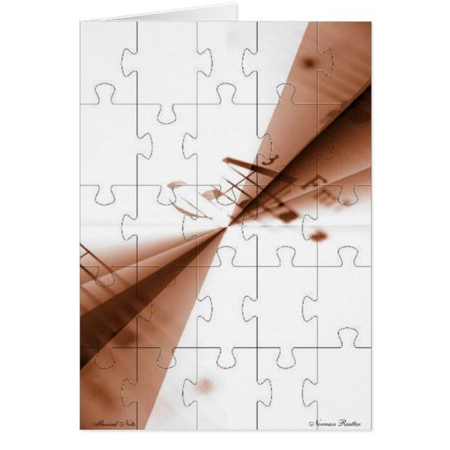 Nota musical -Tarjeta- (Frente)