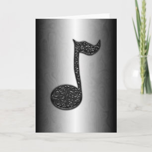Nota musical Tarjeta de saludo abstracta