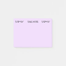 Nota Notas Post-it de Purple Music