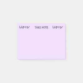 Nota Notas Post-it de Purple Music