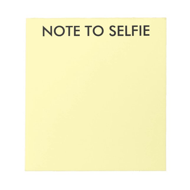 Nota para escritura de selfie blocs de notas amari (Frente)