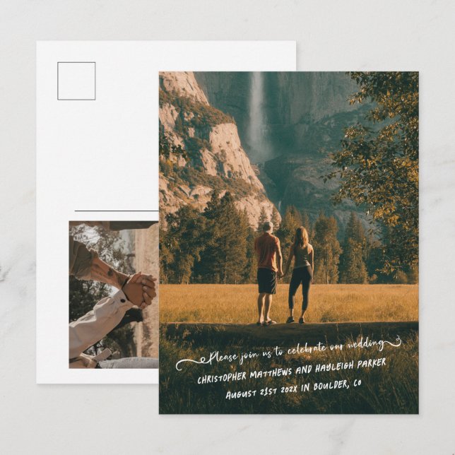 Nota Personal Foto Tarjeta Postal de Guardar la Fe (Anverso / Reverso)