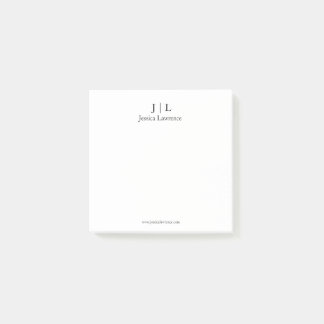 Nota personalizable de diseño minimalista