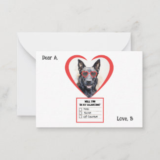 Nota personalizable de San Valentín de Pastor Hola
