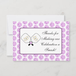 Nota personalizada de lavanda de bolas de Boda