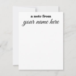 Nota Personalizada De Notecards