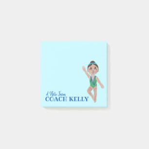 Nota Personalizada De Synchro Swim Coach