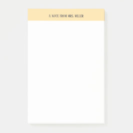 Nota personalizada del profesor