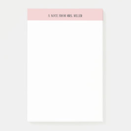 Nota personalizada del profesor