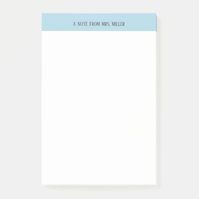 Nota personalizada del profesor (Anverso)