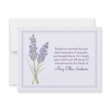 Nota plana fúnebre de la pérdida de la tarjeta de