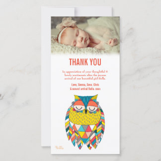 Nota: Plantilla de tarjeta fotográfica Aztec Baby 