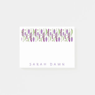 NOTA POST-IT DE 3"x4" CON NOMBRE PERSONALIZADO PUR