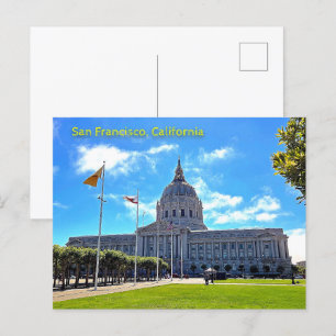 Nota postal del ayuntamiento de California en San 