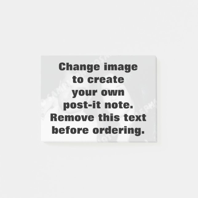 Nota posteada de foto personalizada (Anverso)