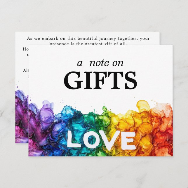 Nota 🌈 sobre GIFTS LGBTQ pintada con amor (Anverso / Reverso)