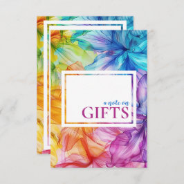 Nota sobre la tarjeta GIFTS Ethereal Bloom
