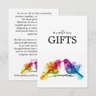 Nota sobre los regalos LGBTQ+ Aves Amantes del Arc