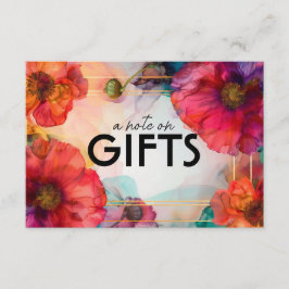 Nota sobre los regalos Scarlet Petal Elegance