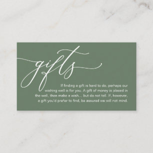 Nota Sobre Regalos, Moderno Boda De Elegancia Romá