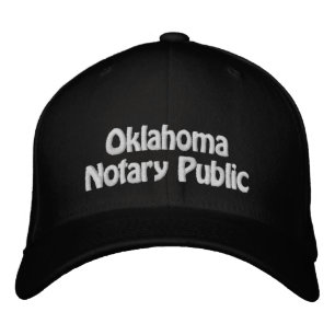 Notario de Oklahoma, gorra de béisbol bordada públ