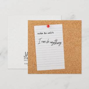 NOTAS 5.25 x 5.25 tarjeta