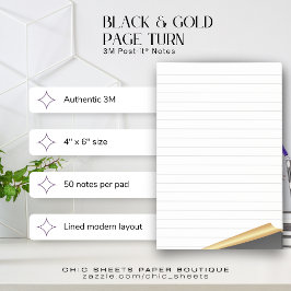 Notas adhesivas 3M Post-it® de Página Girada en Ne
