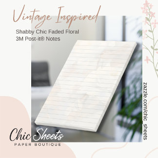 Notas adhesivas 3M Post-it® Shabby Chic Floral Des