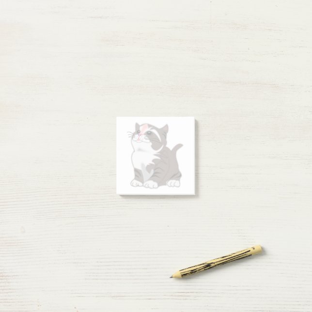 Notas Adhesivas Cute Cat Post-it® (Escritorio)